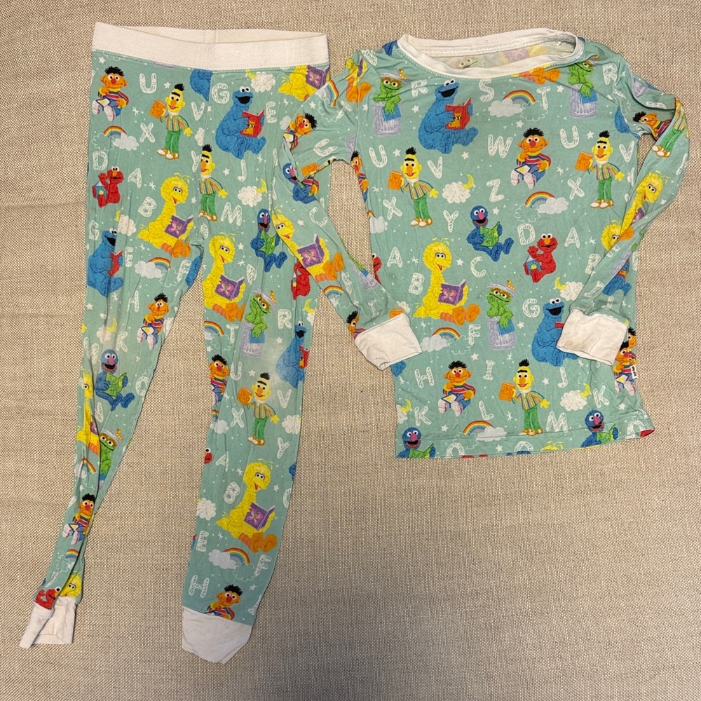 Little Sleepies Sesame Street Toddler Pajamas 4T